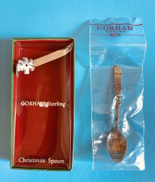 Vintage Gorham Silver - Twas The Night Before Christmas - Sterling Spoon - Mib