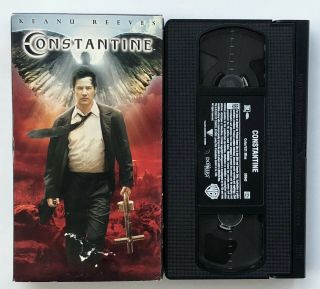Constantine (vhs,  2005) Rare Limited Edition Keanu Reeves Hellblazer Dc Comics