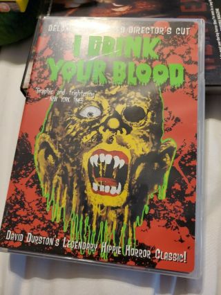 I Drink Your Blood Dvd Unrated Director’s Cut Grindhouse Releasing Oop Rare