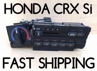 1991 Honda Crx Climate Control Heater Assembly Switch Ac Si Hf Dx Rare 88 89 90