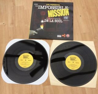 De La Soul - The Impossible Mission - Rare N/m Double Vinyl Lp Record