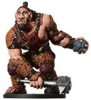 " Hill Giant Chieftain " War Drums 50 Dungeons & Dragons Miniatures D&d Rare Oop