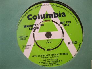 The Young Idea With A Little Help From My Friends 7in Rare Demo 1967 Columbia