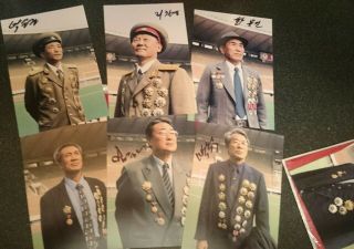 Game Of Their Lives 8 Signed Photo Cards Of 1966 North Korean Football Team Rare