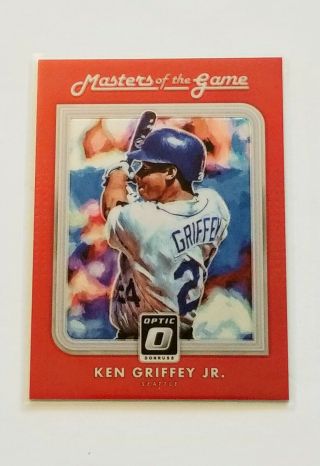 Ken Griffey Jr.  2016 Donruss Optic Masters Of The Game Red Sp 
