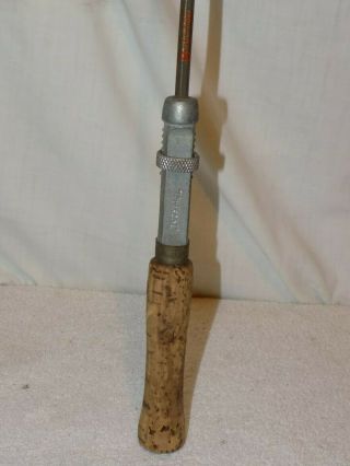 Vintage Bristol Steel Fishing Pole With Cork Handle