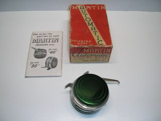 Vintage Martin No.  48 Automatic Fly Wate 50 Fly Fishing Reel