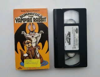 Kids Klassics Vhs Bunnicula The Vampire Rabbit 1987 Rare Horror Ruby - Spears Htf