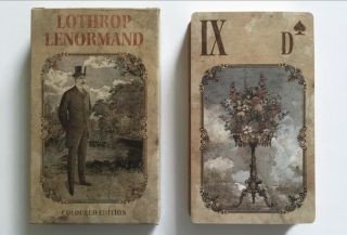Rare Lothrop Lenormand Ltd.  Edition Fortune Telling Card Deck