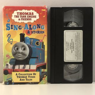 Thomas The Tank Engine & Friends Sing - Along & Stories Vhs Video Tape 1997 Rare
