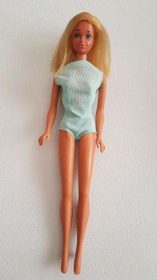 Vintage Barbie® Blonde Sun Set Malibu P.  J.  1187 From 1972 & Swimsuit
