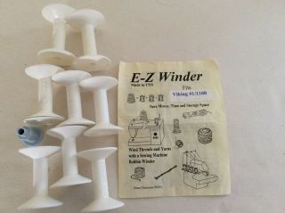 E - Z Winder Spool Set For Husqvarna/viking 1,  Rare
