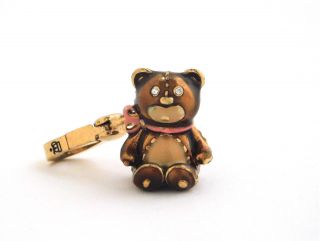 100 Authentic Juicy Couture 2006 Teddy Bear Charm - Retired And Rare