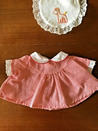 Vintage Cabbage Patch Kids Doll Clothes: Red and White Dress 3