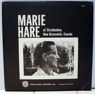Rare Folk Lp - Marie Hare - Folk - Legacy Records Fsc - 9