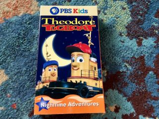 Theodore Tugboat “nighttime Adventures” Vhs 2000 Pbs Kids Very Good Rare