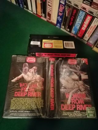Woman From Deep River Aka Cannibal Ferox 1981 Rare Video Classics 1st Vhs Issue