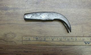 Old Tools,  Antique Unbranded Farriers Hammer Head,  1lb.  1.  7oz,  5 - 3/4 ",  Item