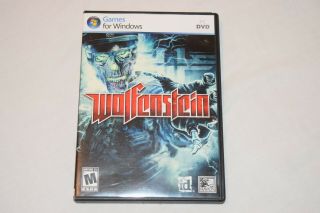Wolfenstein Pc 2009 Games For Windows Pc Dvd Complete Rare With Manuals