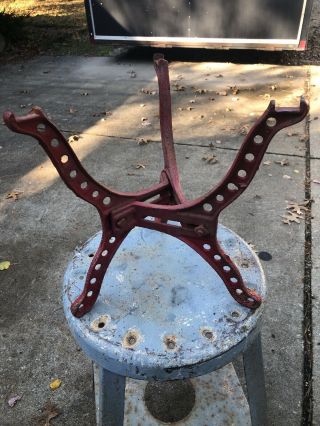 Antique Hot Water Heater Stand Industrial Cast Iron