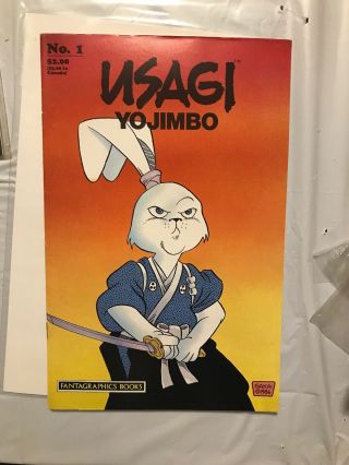 Usagi Yojimbo 1 Stan Sakai Rare 1986 Comic Book $1 2nd Printing.