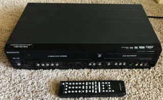Magnavox Zv450mw8 Dvd/vcr Combo Dvd Recorder Vhs To Dvd Dubbing W/ Remote Rare