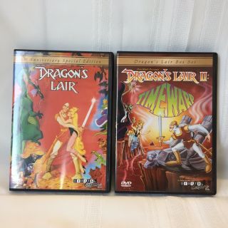Dragons Lair 20th Anniversary & Dragons Lair Ii Time Warp Dvd Box Set Rare