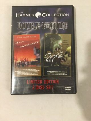The Lost Continent (1968) The Reptile (1966) (2 Disc Dvd) Rare,  Oop
