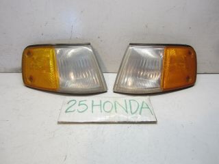 1988 - 1989 Honda Crx Si Stanley Factory Corner Lights Oem Jdm Rare Ef Cr - X