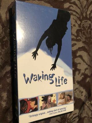 Waking Life Vhs Rare Screener Preview Demo Tape 2001 Linklater Ethan Hawke