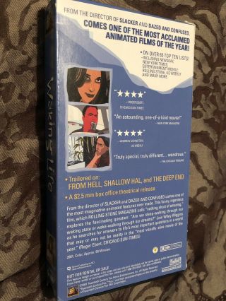 Waking Life VHS RARE SCREENER PREVIEW DEMO TAPE 2001 Linklater Ethan Hawke 2