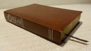 1983 Harold Lindsell Study Bible Living Translation Brown Bonded Leather Rare