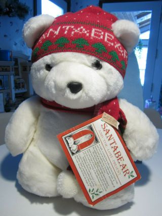 1985 Dayton Hudson Dept Store Santa Bear With Paperwork