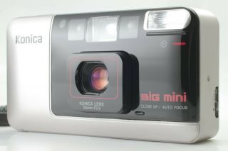 【rare Near Mint】 Konica Big Mini 35mm Point & Shoot Close Up Camera Japan 265