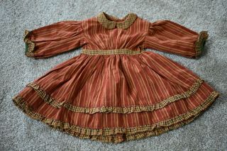 American Girl Doll Addy’s Striped Dress Pleasant Company Retired Rare