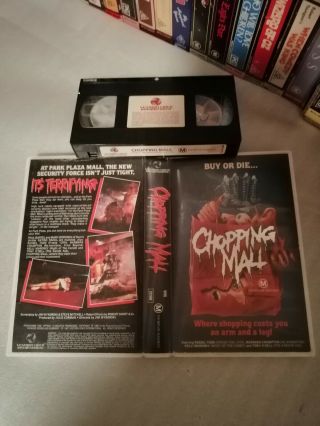 Chopping Mall (1986) - Mega Rare Australian Vestron Video Vhs Issue Cult Horror