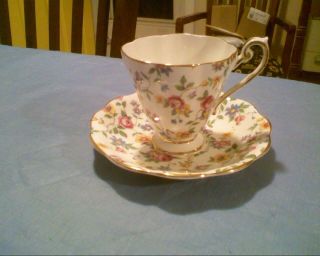 Royal Standard Teacup And Saucer Floral