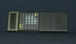 Rare Psion Organiser Ii - Model Xp W/ 128k Datapak & Case Vintage Pda Organizer