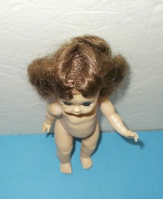 Vintage Nude Madame Alexander - kins Wendy Walker Doll w/Triple Stitch Wig 1955 3
