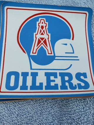 Vintage Houston Oilers Rare Helmet Logo Decals/stickers,  Total Of 15,  Coca Cola