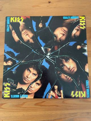 Kiss - Crazy Nights - Record Club Edition Usa Vinyl Rare