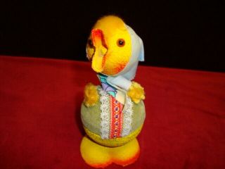 Vintage Easter Chick Candy Container Germany Rare All C.  1950