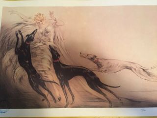 Louis Icart Prints Signed,  Date Stamped,  Raised Seal,  Rare,  Numbered Ed