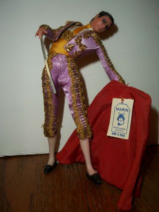 Vintage Marin Chiclana Made In Spain Spanish Matador Costume Souvenir Doll