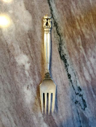 Georg Jensen Acorn Sterling Silver Salad Fork