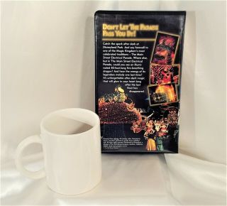 DISNEY Main Street Electrical Parade Farewell Season 1972 - 1996 VHS Tape,  Rare Mug 2