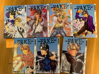 Fake Manga By Sanami Matoh Complete Set Vols 1 - 7 Tokyopop English Rare Oop Yaoi