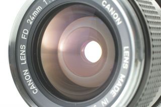 【EXC,  : Rare O Mark 】CANON FD 24mm f/2.  8 MF Wide Angle Lens FD Mount Japan 295 2