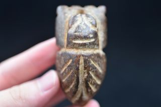 Chinese Old Jade Hongshan Culture Hand Carved Amulet Pendant S246
