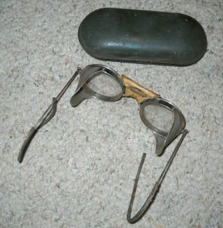 Antique Bausch & Lomb Safety Glasses Goggles